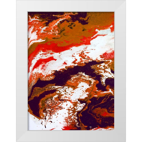 Bright Splash 2 White Modern Wood Framed Art Print by Storms, Alyson