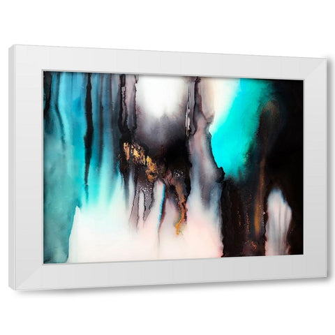 Cavern White Modern Wood Framed Art Print by Storms, Alyson