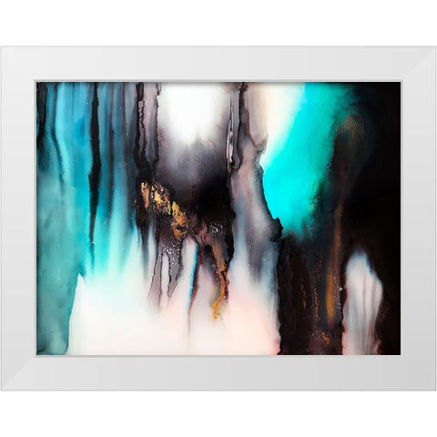 Cavern White Modern Wood Framed Art Print by Storms, Alyson