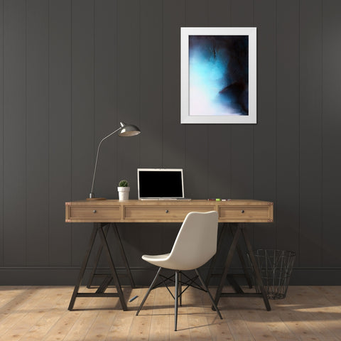 Crevice White Modern Wood Framed Art Print by Storms, Alyson