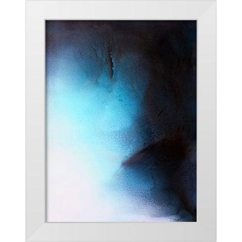 Crevice White Modern Wood Framed Art Print by Storms, Alyson