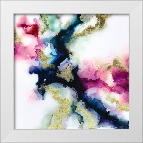 Dark Matter White Modern Wood Framed Art Print by Storms, Alyson