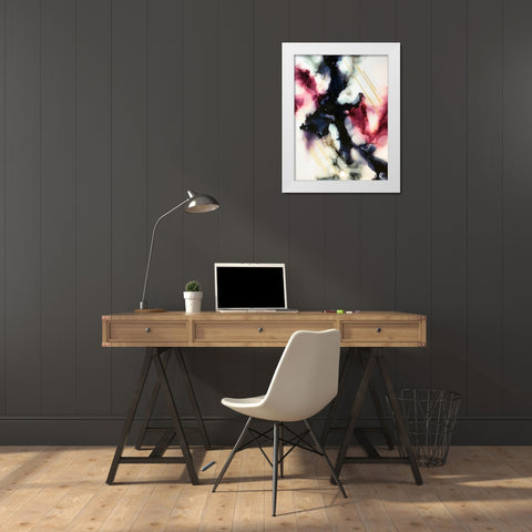 Dark Matter Awoken White Modern Wood Framed Art Print by Storms, Alyson