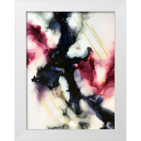 Dark Matter Awoken White Modern Wood Framed Art Print by Storms, Alyson
