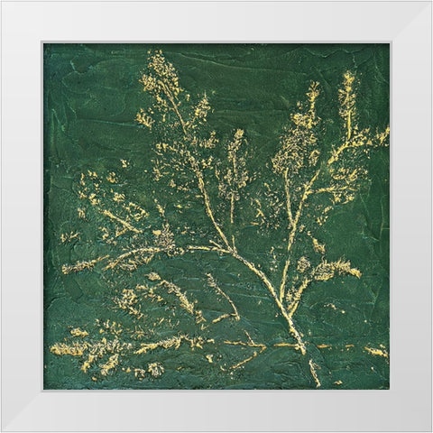 Deep In the Forest White Modern Wood Framed Art Print by Storms, Alyson