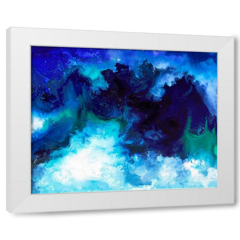 Deep Sea White Modern Wood Framed Art Print by Storms, Alyson