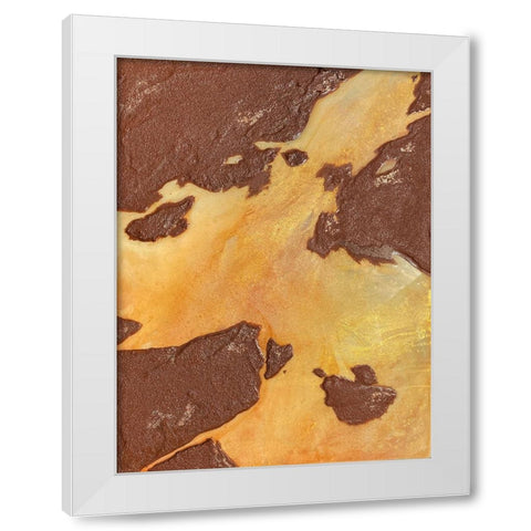 Desert Canyon White Modern Wood Framed Art Print by Storms, Alyson