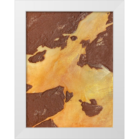 Desert Canyon White Modern Wood Framed Art Print by Storms, Alyson