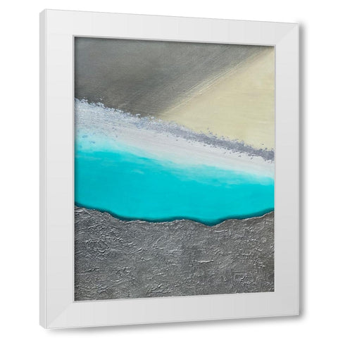 Desert Oasis 2 White Modern Wood Framed Art Print by Storms, Alyson