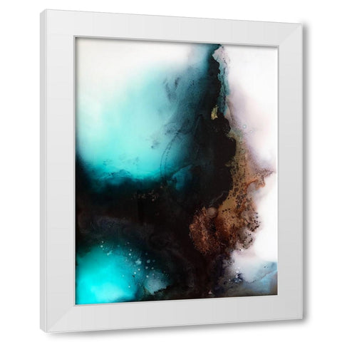 Fortune White Modern Wood Framed Art Print by Storms, Alyson