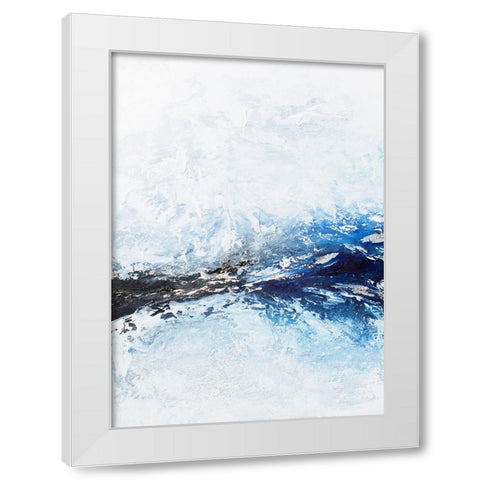 Frozen Ocean 1 White Modern Wood Framed Art Print by Storms, Alyson