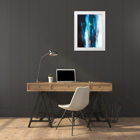 Frozen Ocean White Modern Wood Framed Art Print by Storms, Alyson