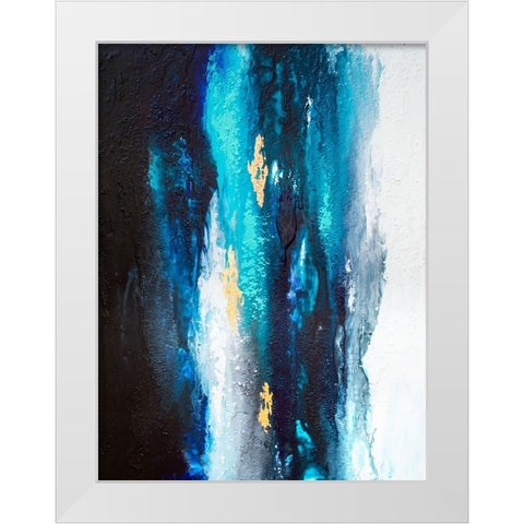 Frozen Ocean White Modern Wood Framed Art Print by Storms, Alyson