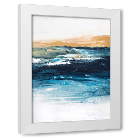 Highland 2 White Modern Wood Framed Art Print by Storms, Alyson