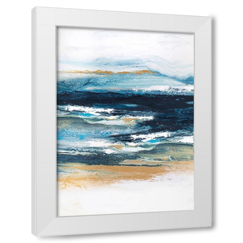 Highland 3 White Modern Wood Framed Art Print by Storms, Alyson