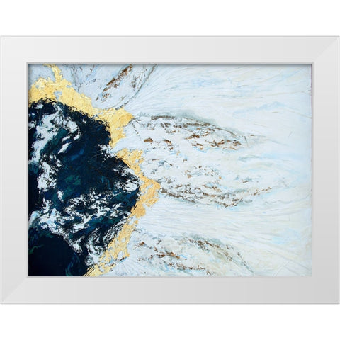 Iceland White Modern Wood Framed Art Print by Storms, Alyson