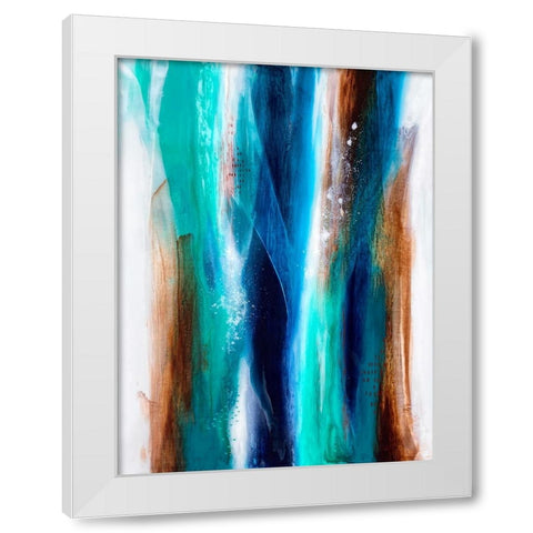 Into the Forest White Modern Wood Framed Art Print by Storms, Alyson