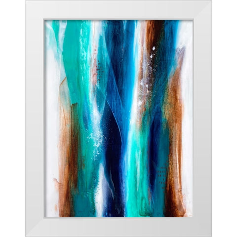 Into the Forest White Modern Wood Framed Art Print by Storms, Alyson