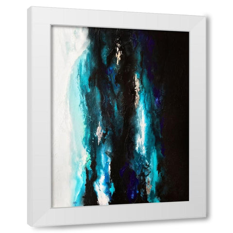 Into the Light White Modern Wood Framed Art Print by Storms, Alyson