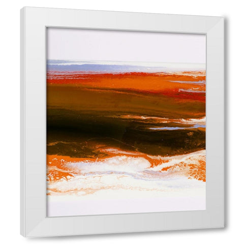 Rainbow Wave 2 White Modern Wood Framed Art Print by Storms, Alyson