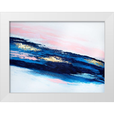 Receiving White Modern Wood Framed Art Print by Storms, Alyson