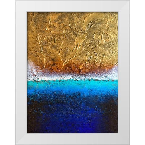 Relic White Modern Wood Framed Art Print by Storms, Alyson