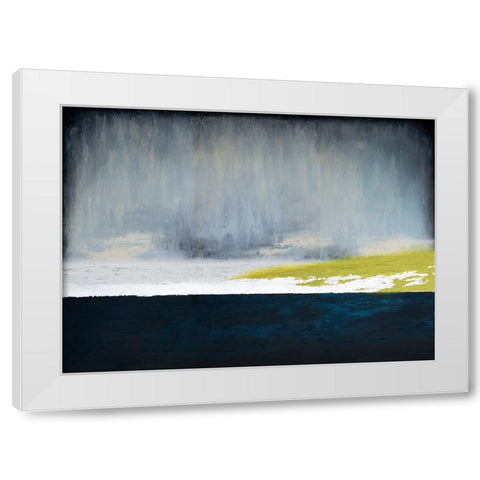 Reverence White Modern Wood Framed Art Print by Storms, Alyson