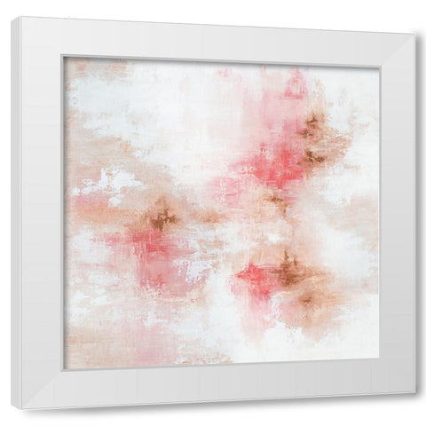 Rose Gold 1 White Modern Wood Framed Art Print by Storms, Alyson