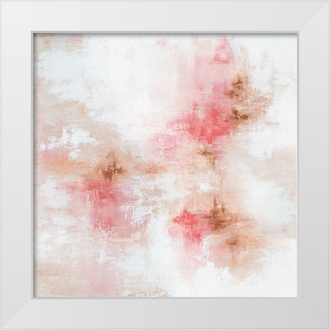 Rose Gold 1 White Modern Wood Framed Art Print by Storms, Alyson