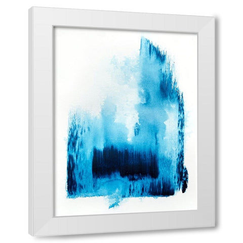 Royalblue 2 White Modern Wood Framed Art Print by Storms, Alyson