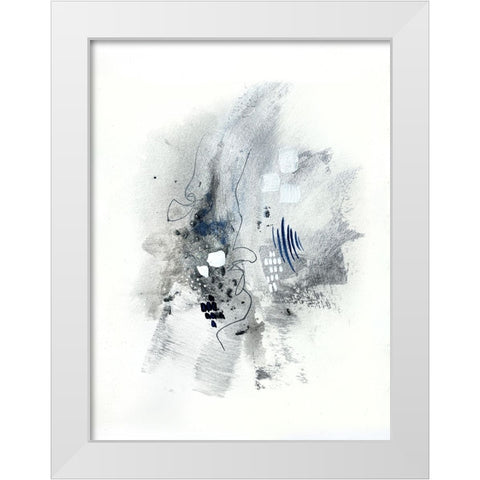 Silver Springs 3 White Modern Wood Framed Art Print by Storms, Alyson