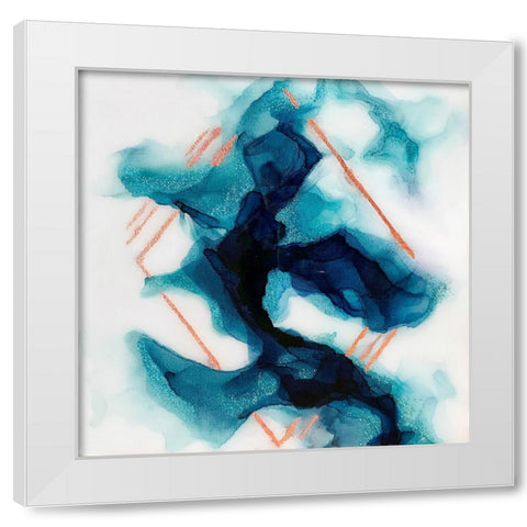 Smoke and Mirrors White Modern Wood Framed Art Print by Storms, Alyson