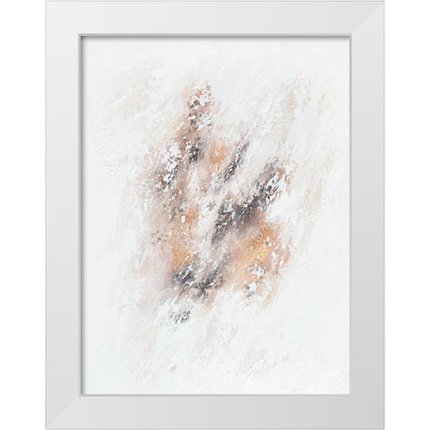 Snowstorm White Modern Wood Framed Art Print by Storms, Alyson