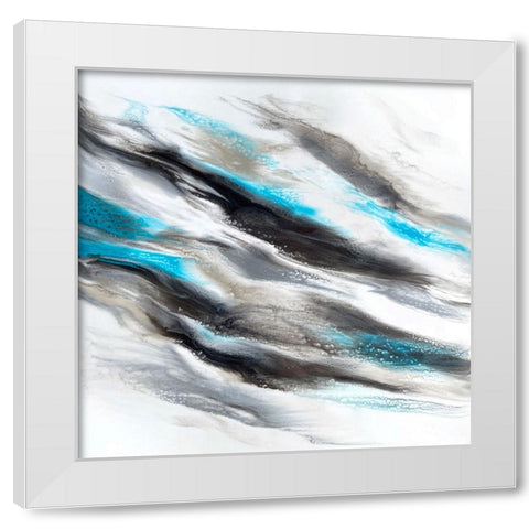 Submerge White Modern Wood Framed Art Print by Storms, Alyson