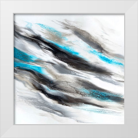 Submerge White Modern Wood Framed Art Print by Storms, Alyson
