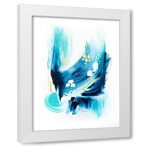 Trident Seas 2 White Modern Wood Framed Art Print by Storms, Alyson