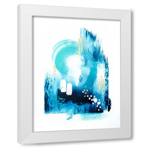 Trident Seas 3 White Modern Wood Framed Art Print by Storms, Alyson
