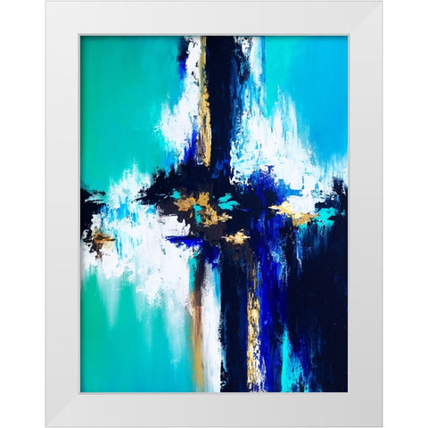Under the Lights White Modern Wood Framed Art Print by Storms, Alyson