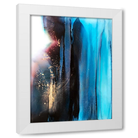 Wishing Well White Modern Wood Framed Art Print by Storms, Alyson