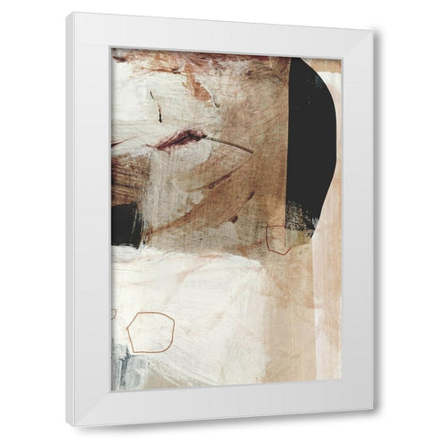 Go With It No2 White Modern Wood Framed Art Print by Hobday, Dan