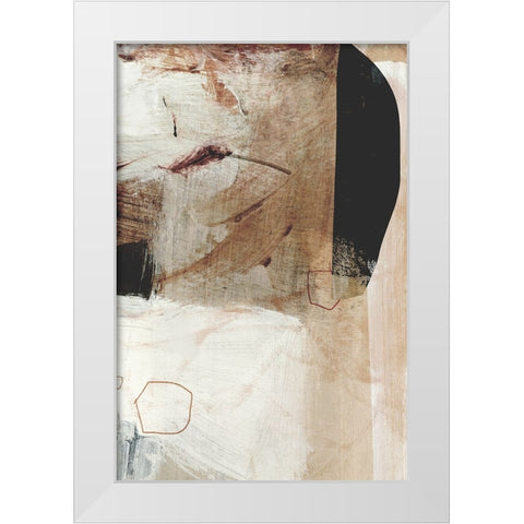 Go With It No2 White Modern Wood Framed Art Print by Hobday, Dan