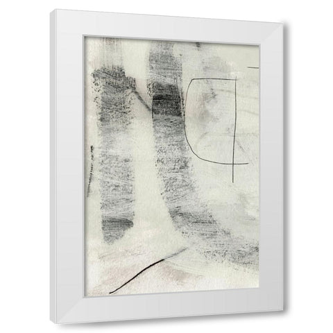 Real No1 White Modern Wood Framed Art Print by Hobday, Dan