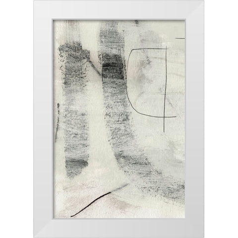 Real No1 White Modern Wood Framed Art Print by Hobday, Dan