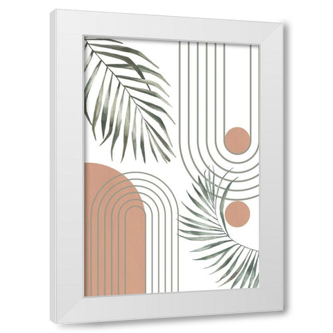 Botanical Bohemian-2 White Modern Wood Framed Art Print by Ann Moss, Sally