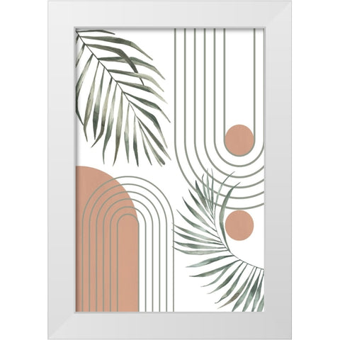 Botanical Bohemian-2 White Modern Wood Framed Art Print by Ann Moss, Sally