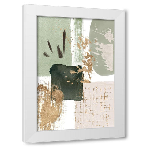 Green of Curiosity-2 White Modern Wood Framed Art Print by Ann Moss, Sally