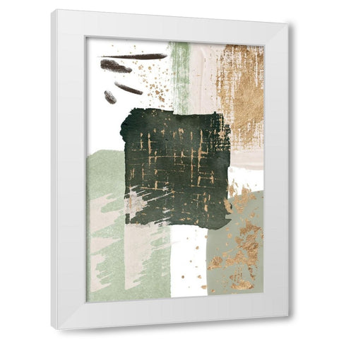 Green of Curiosity-1 White Modern Wood Framed Art Print by Ann Moss, Sally