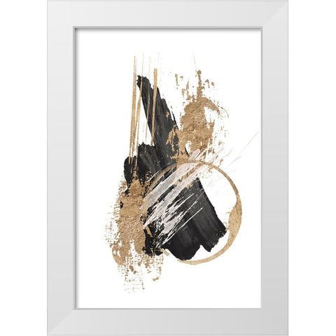 Chaos-3 White Modern Wood Framed Art Print by Ann Moss, Sally