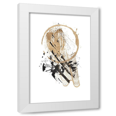 Chaos-2 White Modern Wood Framed Art Print by Ann Moss, Sally