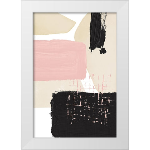 Expression of calm-1 White Modern Wood Framed Art Print by Ann Moss, Sally